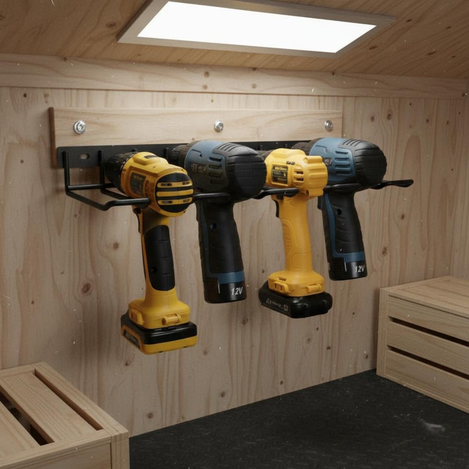 Wall Mount Drill Holder Easy I - Tool Workshop avaliação e preço