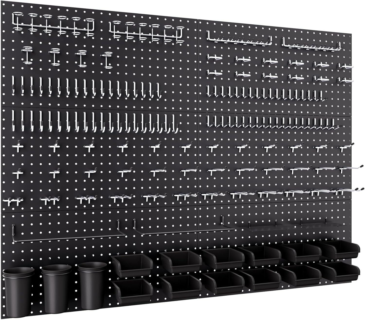 48x36 Inch Metal Pegboard Kit  - Tools For Garage Workshop avaliação e preço