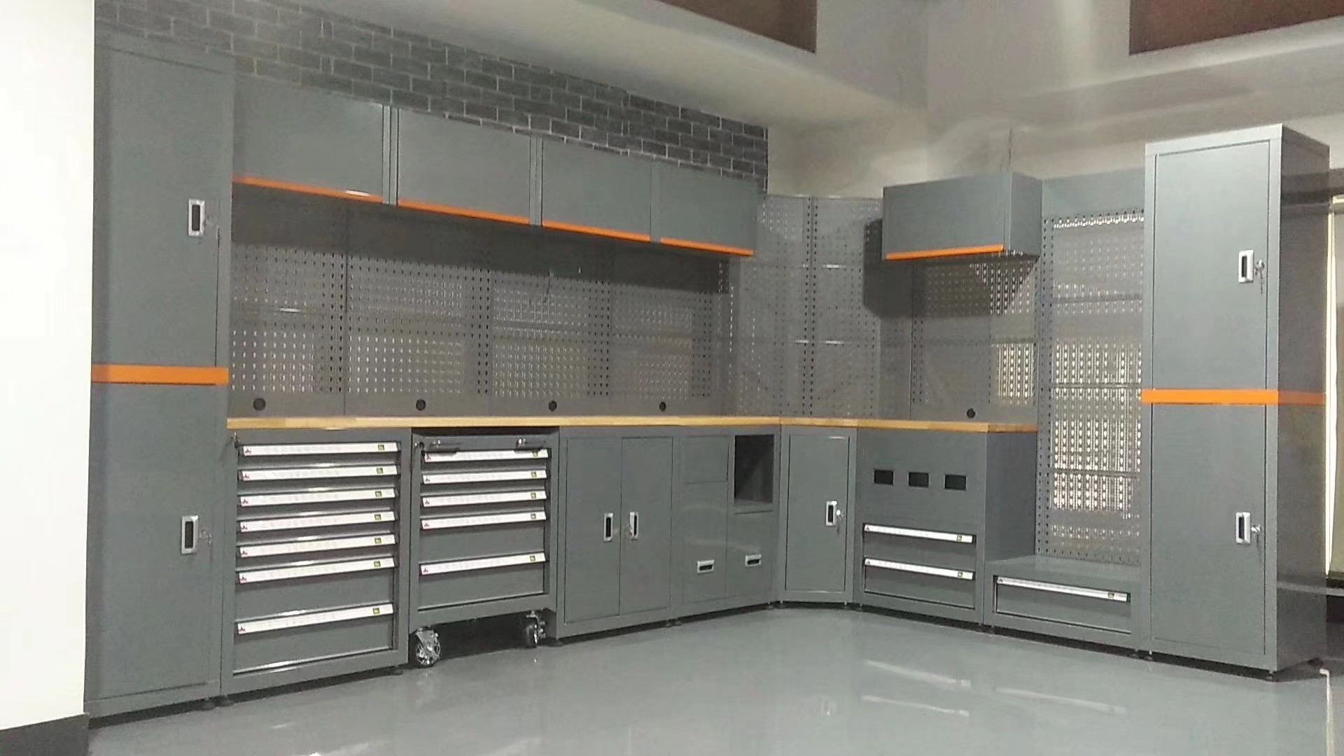 9 Units Combination Workbench  - Workshop Tools Cabinet avaliação e preço