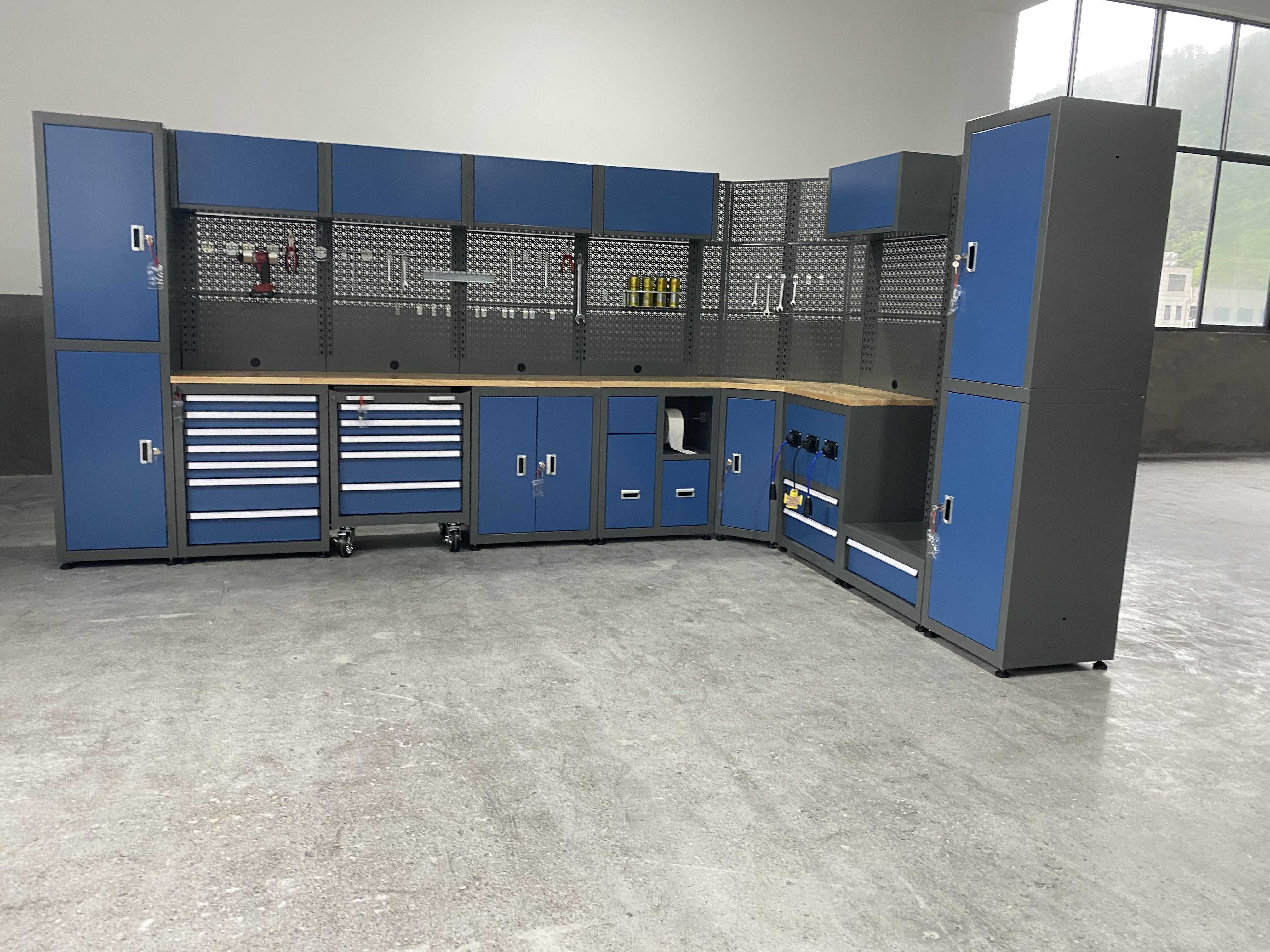 9 Units Combination Workbench  - Workshop Tools Cabinet avaliação e preço