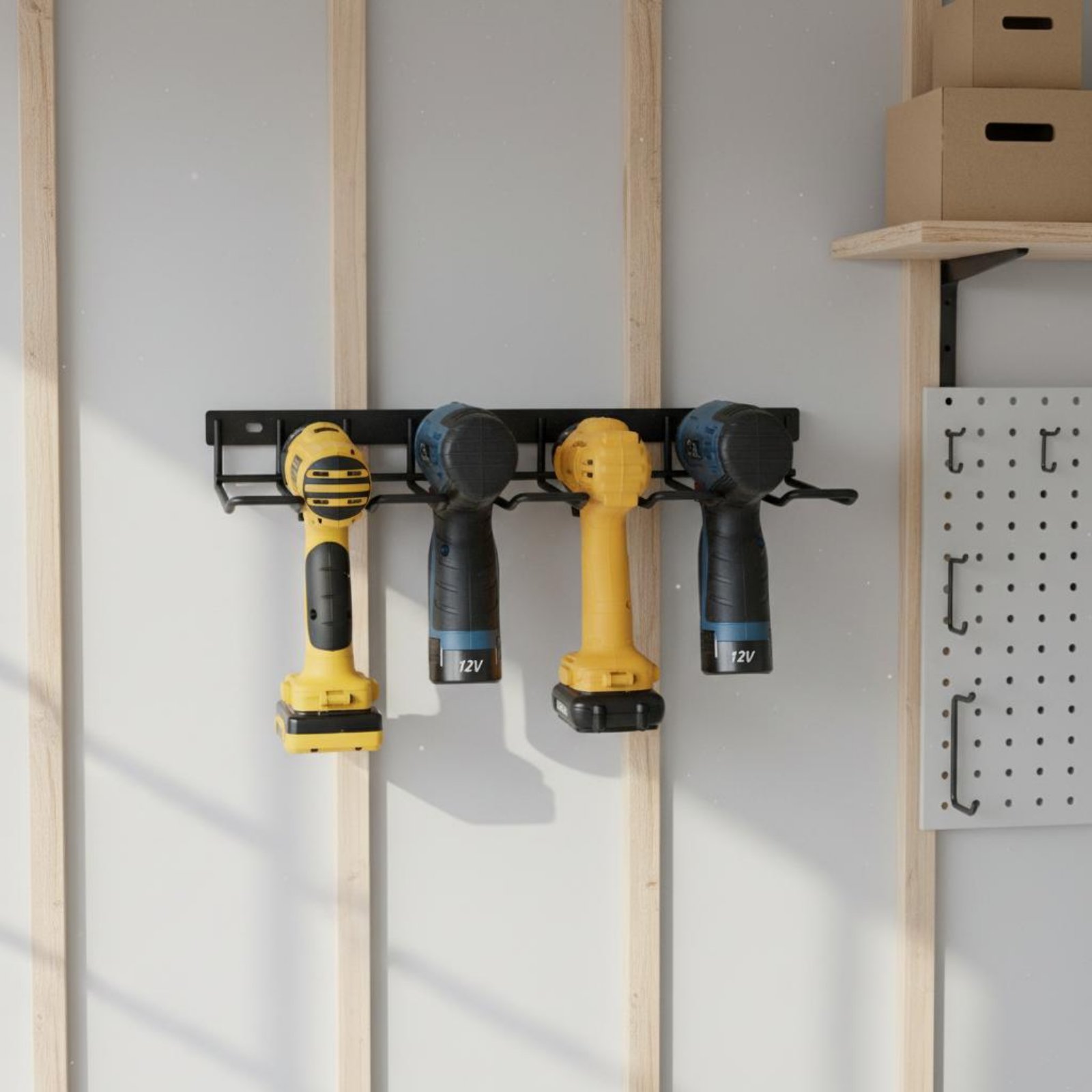 Wall Mount Drill Holder Easy I - Tool Workshop avaliação e preço