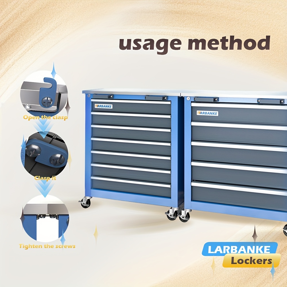 5-Drawer/7-Drawer/12-drawers R - Workshop Tools Cabinet avaliação e preço