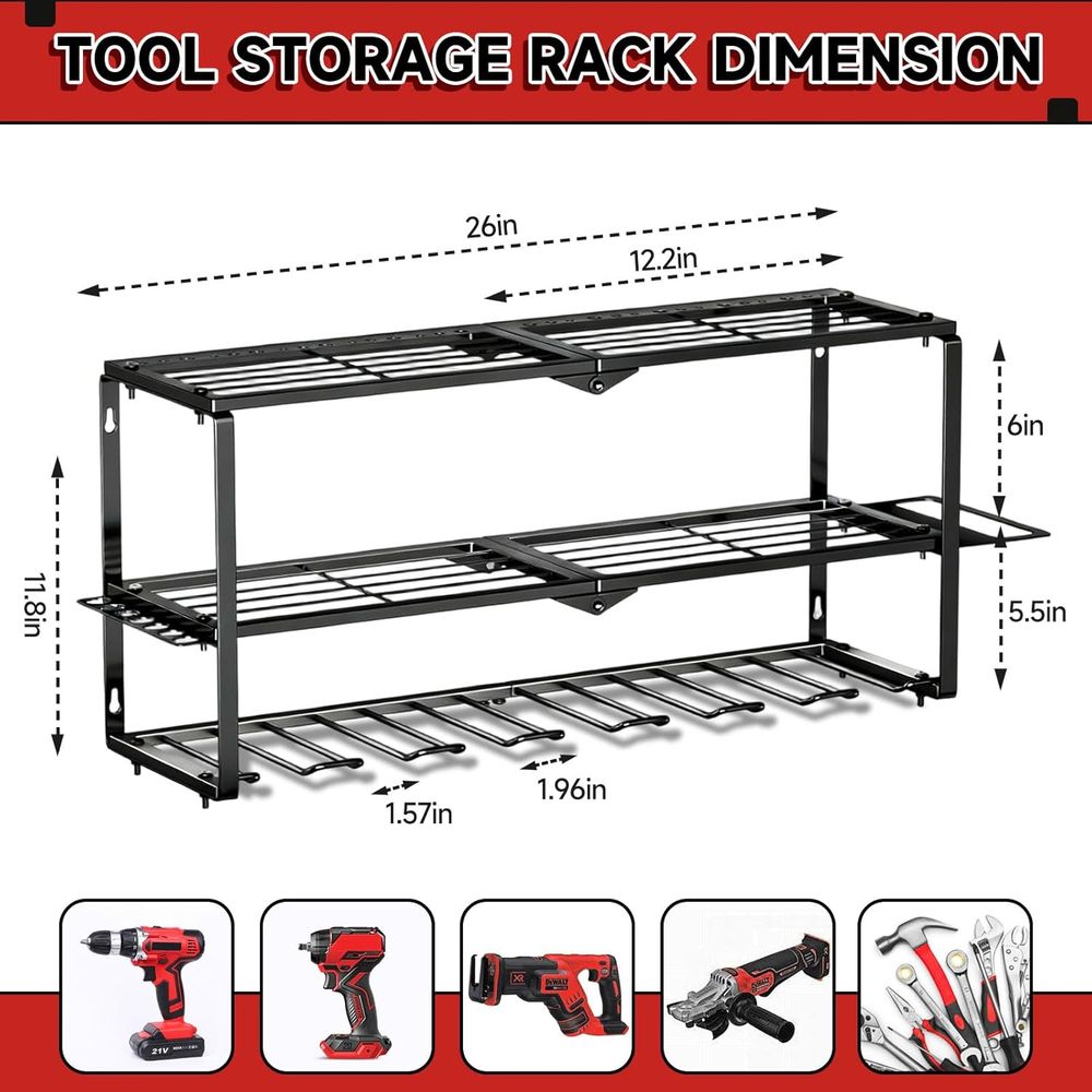 150Lbs 3 Layer Metal Tool Stor - Tools For Garage Workshop avaliação e preço