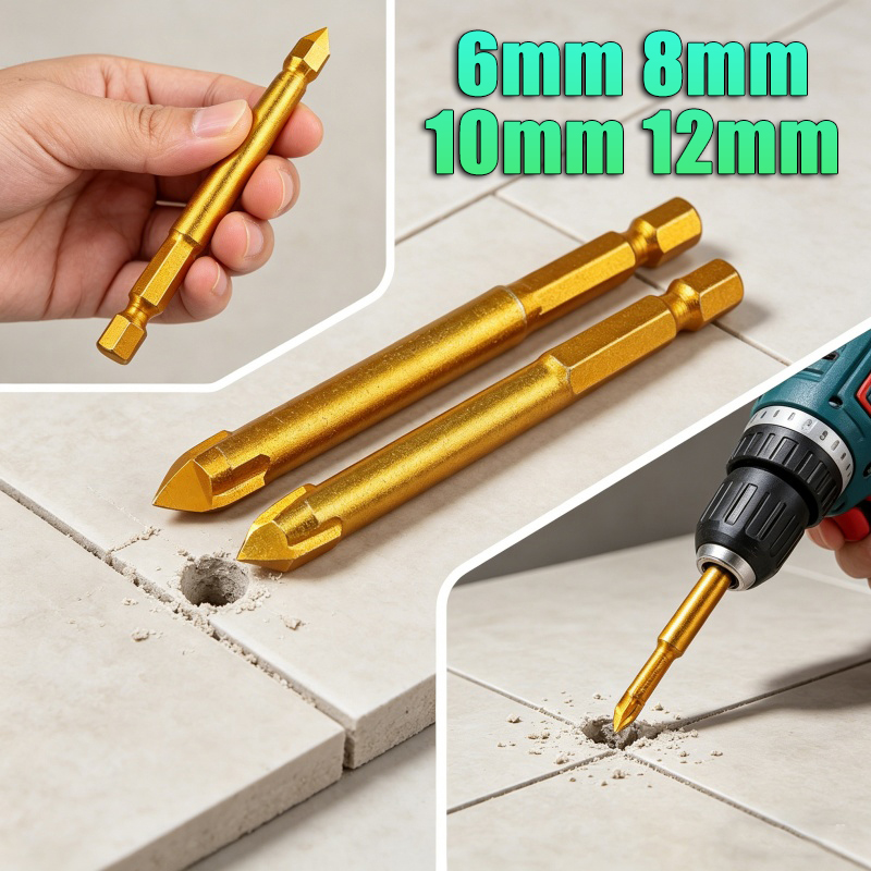 Triangle Drill Bit 6-12mm Tita - Workshop Tools Center avaliação e preço