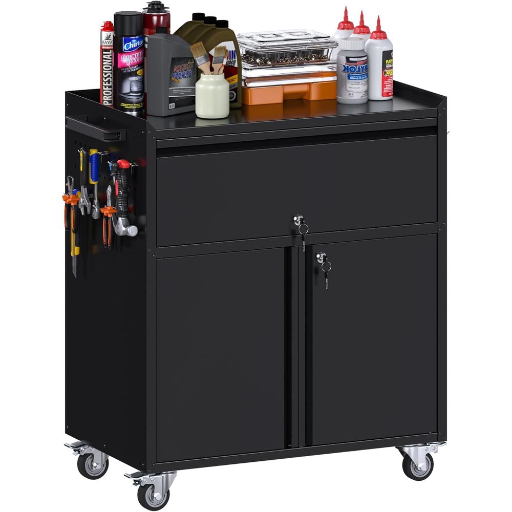Portable Rolling Tool Cabinet  - Workshop Tools Cabinet avaliação e preço