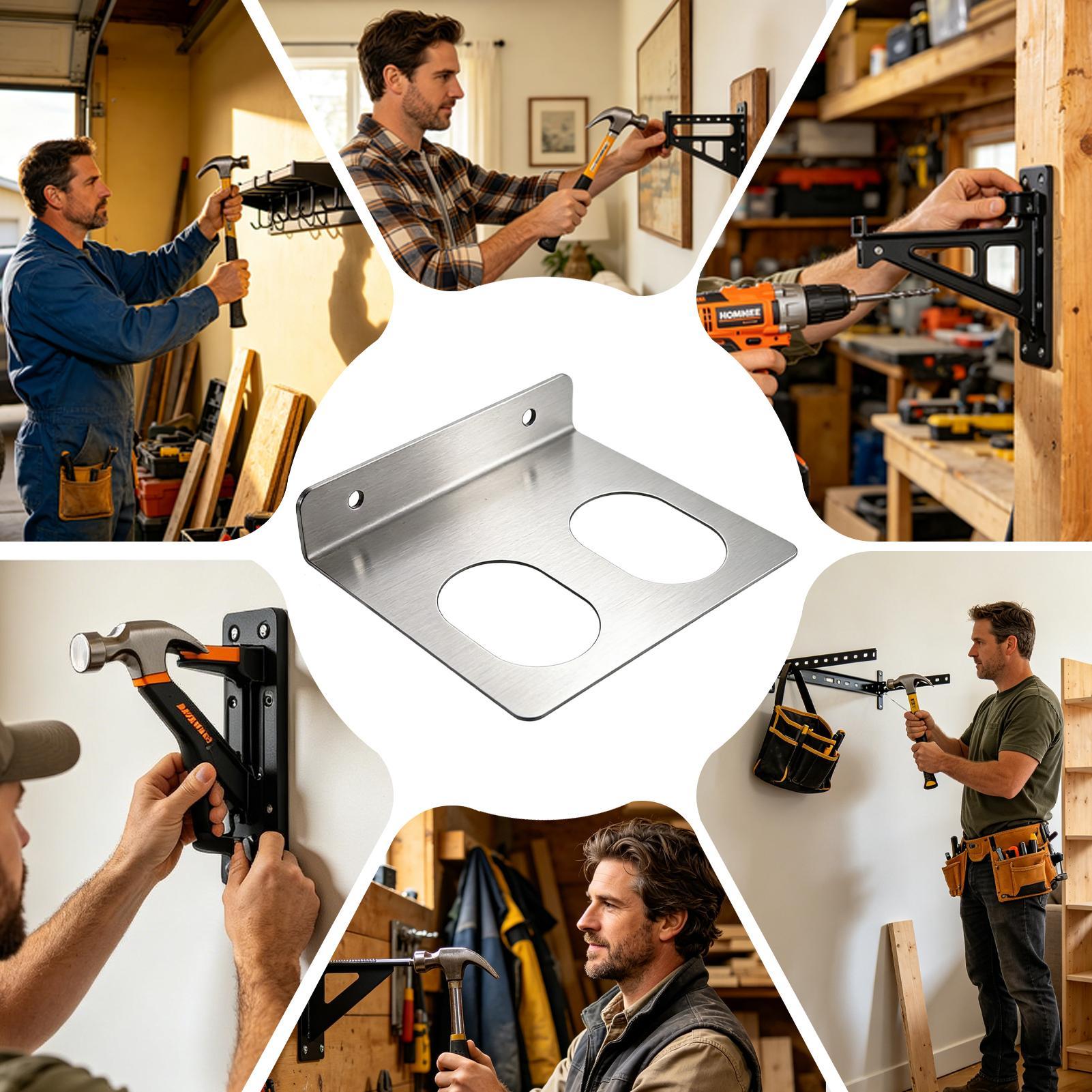 Tool Holder Wall Mount Double  - Workshop Tools Types avaliação e preço