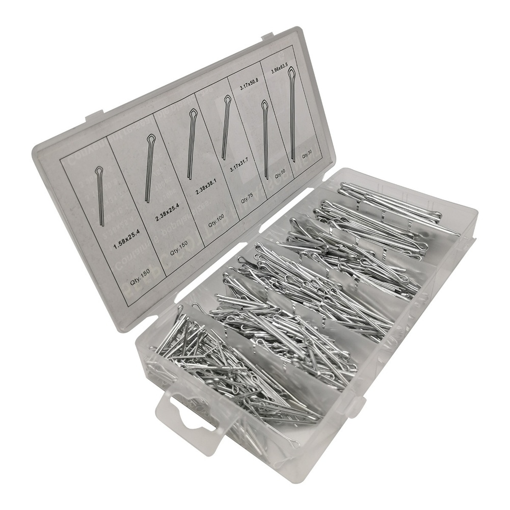 555 Piece R Clip Cotter Pin Co - Workshop Tools Needed avaliação e preço