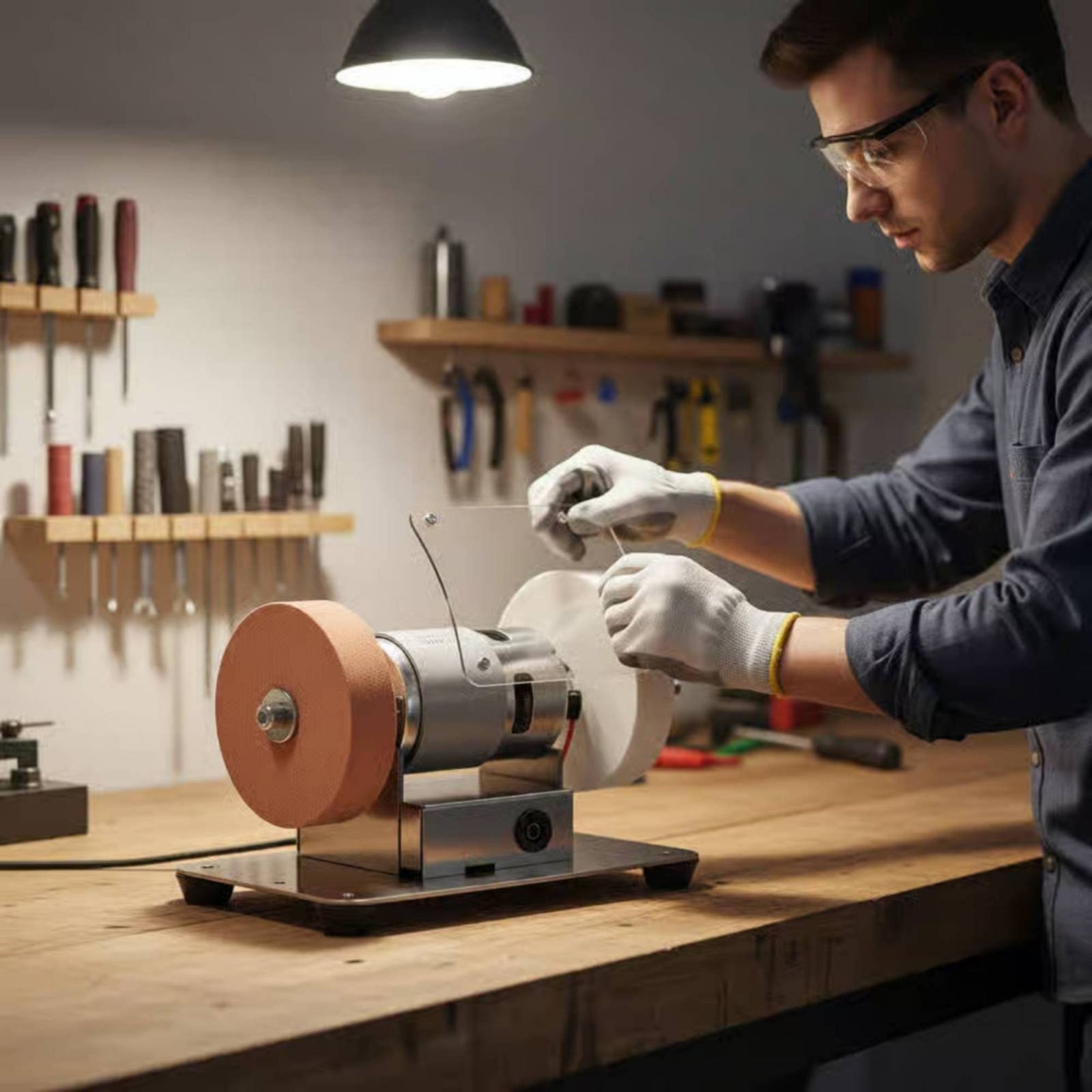 Mini Bench Grinder Multifuncti - Tools For Garage Workshop avaliação e preço