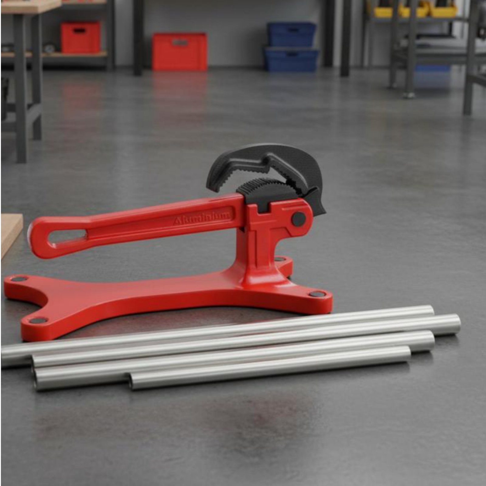Yoke Pipe Vise Sturdy-Duty Por - Tool Workshop avaliação e preço