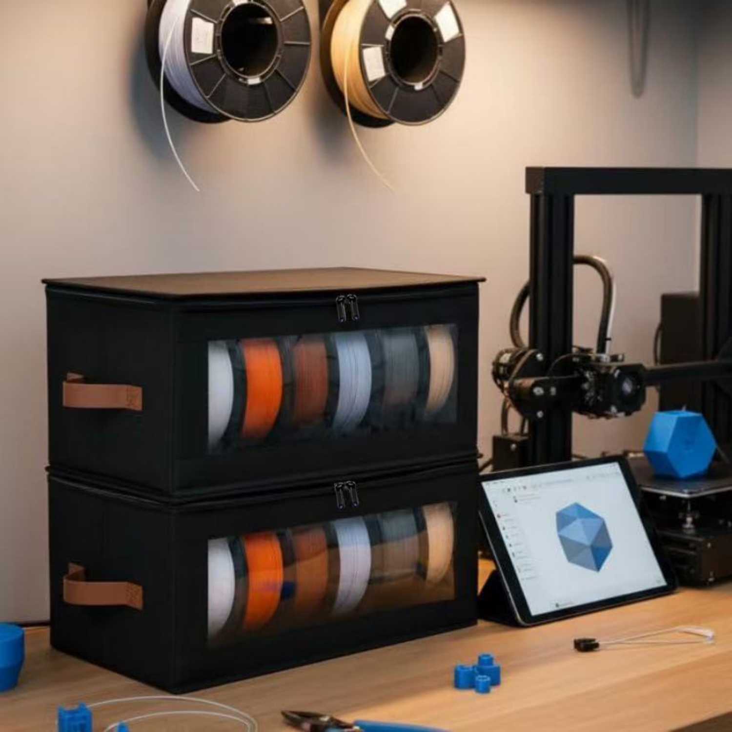 1/2/4pcs 3D Printer Filament S - Workshop Tools Cabinet avaliação e preço
