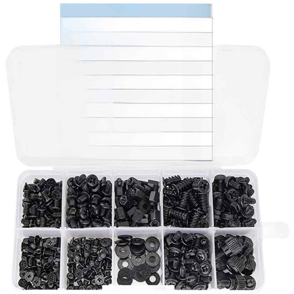 440pcs Black Computer Case Scr - Workshop Tools Types avaliação e preço
