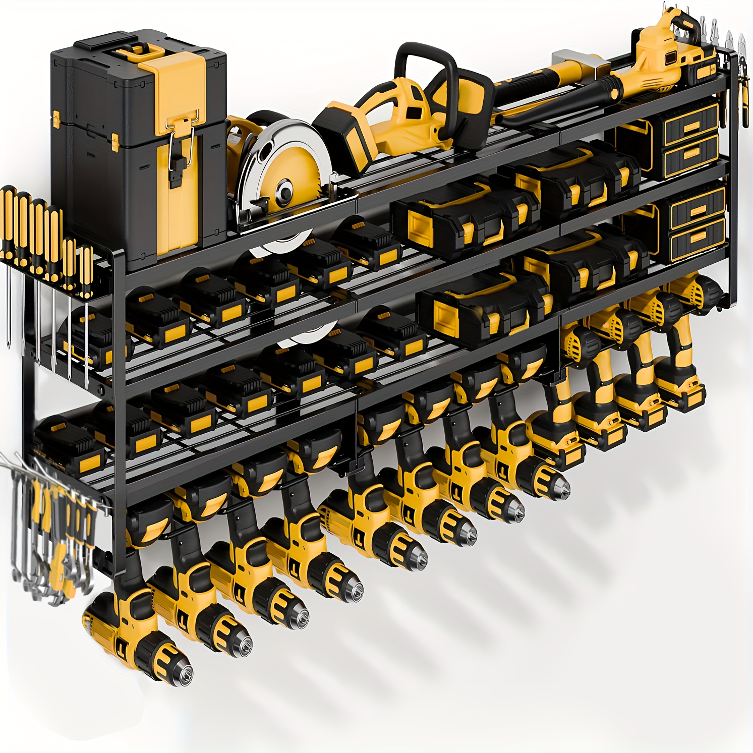 Large Power Tool Organizer Wal - Tools Use In The Workshop avaliação e preço