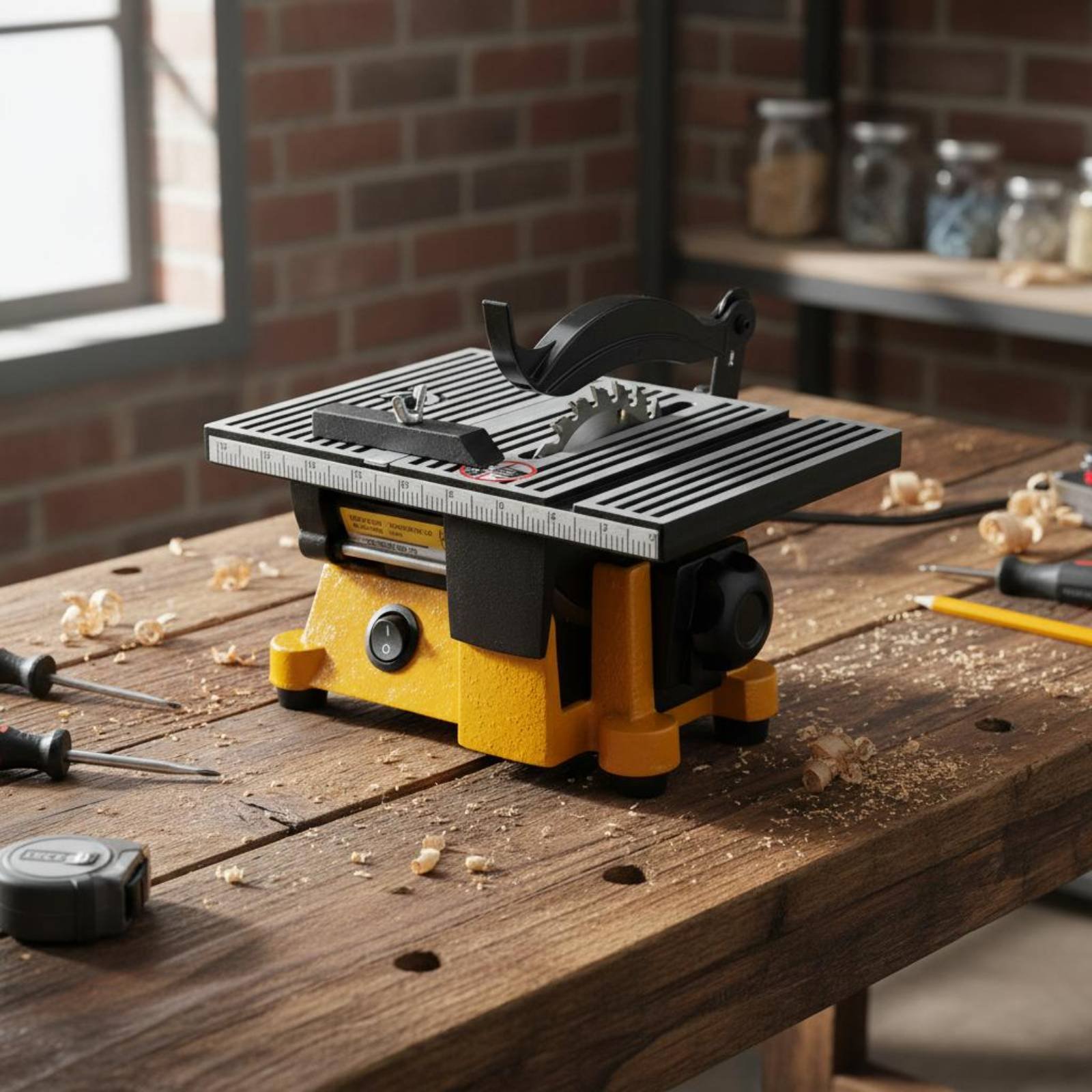 Mini Table Saw Portable Miniat - Tools For Garage Workshop avaliação e preço
